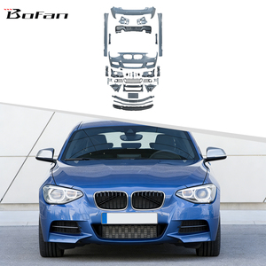Kit Carrozzeria Stile M-Tech per <span class=keywords><strong>BMW</strong></span> <span class=keywords><strong>Serie</strong></span> <span class=keywords><strong>1</strong></span> <span class=keywords><strong>F20</strong></span> 2015-2019 Paraurti Anteriore Diffusore Posteriore Minigonne Laterali Montaggio Diretto ABS Nero Lucido - Product Image 1