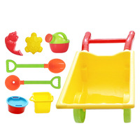 Ensemble de jouets de plage d'été pour enfants en gros bébé jouer en plein air sable creuser sable outils de sable étang chariot seau semblant ensembles de jouets