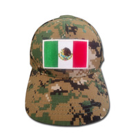 Durable reflectante PVC México bandera táctica moral insignia bordado bandera mexicana hierro en parches para mochila