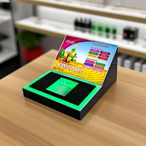 Expositor de mostrador de acrílico PMMA con iluminación LED para cigarrillos, tabaco, snus y tabaco húmedo, para tiendas y marcas - Product Image 1