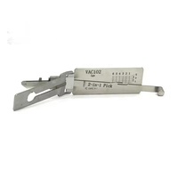 Lishi VAC102 Décodeur 2 en 1 et outil de serrurier pour véhicules Renault Flat 6 Cut
