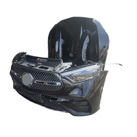 Kit de Parachoques Delantero para Mercedes Benz GLC254 2023-2025 con Faros, Capó y Kit de Guardabarros, Calidad Original de Segunda Mano