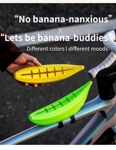 Sacoche de vélo Maidoli en forme de <span class=keywords><strong>banane</strong></span> imprimée en 3D, en TPU+silicone, fixation sécurisée pour <span class=keywords><strong>VTT</strong></span> et vélos de route, options jaune et vert - Product Image 6