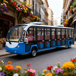 Bus électrique touristique pour zones panoramiques et navettes aéroportuaires, moteur AC 11KW, batterie 72V 200AH - Product Image 4