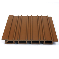 Revestimiento de Paneles de Pared WPC para Decoración Exterior de Estilo Moderno, Impermeable, Insonorizado, Ignífugo, Resistente a la Humedad y Absorbente de Sonido
