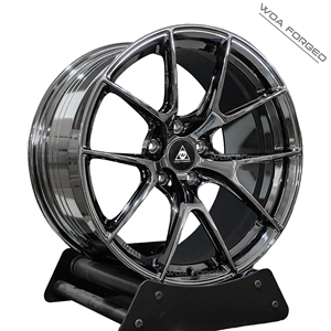 Jantes forgées en alliage d'aluminium 6061-T6 VS-5RS chromées noires brillantes au design musculaire et élégant, personnalisées pour voitures particulières BMW M3 M4 - Product Image 6