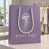Sacs shopping en carton de luxe avec poignée en ruban imprimé sur mesure OEM, papier texturé, emballage cadeau en carton pour vêtements