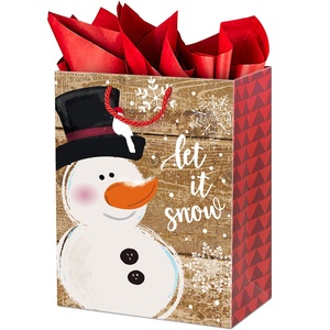 Tùy Chỉnh Ribbon Xử Lý Cho Quà Tặng Kỳ Nghỉ Kẹo Carrier Giáng Sinh Hộp Giấy Bao Bì Túi Cho Logo Riêng Của Bạn - Product Image 3