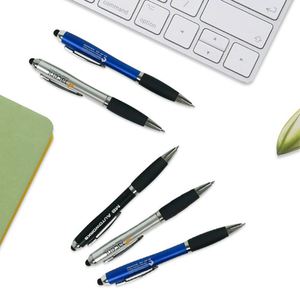 New Arrival Plastic Promotional Customized Logo Ballpoint Black Ink Pen - Product Image 4