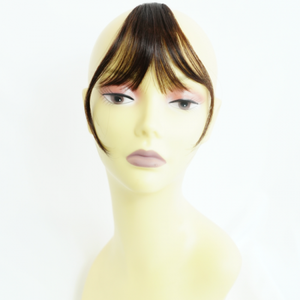 Extensions de cheveux synthétiques 3D Air Bangs à clipser, fabriquées en Corée, postiche synthétique transparent effet frange - Product Image 1