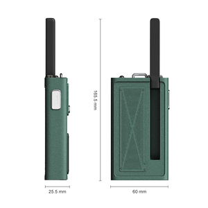 Unidad de Comunicación Portátil Multiusos, Walkie Talkie Clásico, Radio Bidireccional - Product Image 6