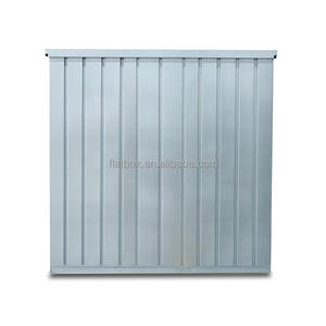 Panel de pared de PVC de imitación de <span class=keywords><strong>madera</strong></span> Estudio de prefabricación de contenedor superior plano asequible, residencia familiar a la venta - Product Image 5