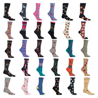 Chaussettes décontractées créatives multiples, motifs amusants et joyeux, chaussettes en coton personnalisées pour hommes, design coloré