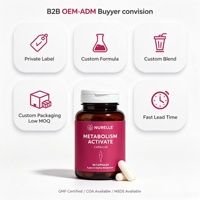 Capsules Activateur de Métabolisme Garcinia Cambogia Probiotique Gestion du Poids Santé Intestinale Contrôle de l'Appétit Complément Alimentaire 60 Gélules