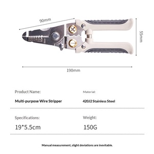 Cross-border dedicated to <b>wire</b> stripping pliers industrial grade manual multi-functional electrical <b>wire</b> stripping <b>wire</b> - Product Image 6