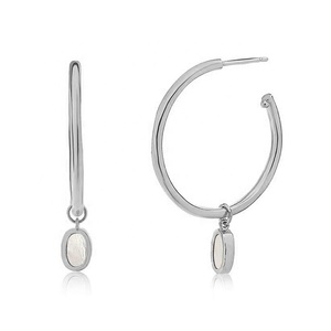 2025 Nueva alta calidad fina al por mayor 18K chapado en oro latón joyería perla encantos pendientes para mujeres regalos para mujeres - Product Image 3