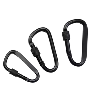 Mousqueton personnalisé en aluminium avec logo laser 7cm crochet à ressort accessoires de <span class=keywords><strong>camping</strong></span> et de randonnée en plein air porte-clés promotionnels - Product Image 2