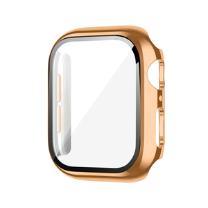 Coque PC antichoc à armure galvanisée pour <span class=keywords><strong>Apple</strong></span> <span class=keywords><strong>Watch</strong></span> 10 <span class=keywords><strong>8</strong></span> 7 6 IWatch <span class=keywords><strong>Bumper</strong></span> Couvercle en verre trempé Tailles 40/44 41/44 42/46 49mm - Product Image 6