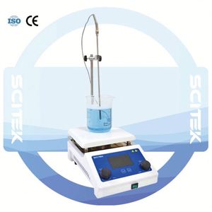Agitador Magnético con Placa Calefactora de Cerámica de Alta Calidad SCITEK, 2000 rpm, 5L, Pantalla LED de 380, Equipo de Calentamiento Médico, Mezclador de Vórtice - Product Image 5