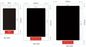 Kit per Impronte di <span class=keywords><strong>Mani</strong></span> e Piedi per Neonati, 2 Tamponi d'Inchiostro per Impronte di Zampe di Animali Domestici con Cornice Fotografica in Carta per Neonati e Bambine, Non Tossico e - Product Image 4