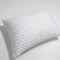 Oreiller cervical en mousse à mémoire de forme déchiquetée de qualité hôtelière - Toucher doux et luxueux, respirant, anti-acariens, hauteur réglable pour tous les types de sommeil