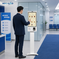 Kiosque de commande numérique pour signalisation numérique, terminal de point de vente Android 21,5, 23,8, 27, 32 pouces pour hôtel et restaurant