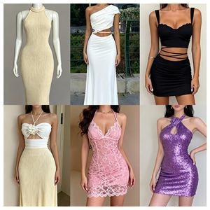 批发女式休闲连衣裙款式库存混合款式随机发货衣服 - Product Image 6