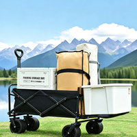 Chariot utilitaire pliable multifonctionnel électrique pour extérieur, vente en gros