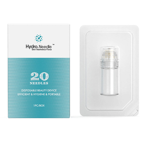Ampolla de Suero para Microneedling de 5ml con Aguja de Titanio Dorado Hydra de 20 Puntas, Derma Stamp <span class=keywords><strong>Facial</strong></span>, Rejuvenecimiento de la Piel, Crecimiento del Cabello, <span class=keywords><strong>Dermapen</strong></span> - Product Image 1