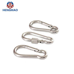 HM926 <span class=keywords><strong>Mousqueton</strong></span> en acier inoxydable 304 316 avec anse et crochet à ressort – Produit en promotion - Product Image 6