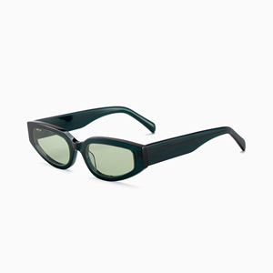 Bán buôn 2025 Chất lượng cao UV400 kính mát Thoải mái Xanh Acetate khung cho phụ nữ và nam giới màu xanh lá cây - Product Image 5