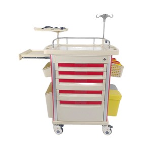 Carrito de Hospital ABS 890x520x824mm Multifuncional para Tratamiento y Enfermería con Cajones y Ruedas - Product Image 1