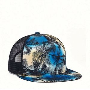 Customize Digital Printing Promotional Fashion Sun Protection Print Unisex Men Snapback <b>Hat</b> With Mesh - Product Image 4