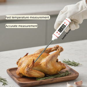 Nhiệt kế kỹ thuật số Nhiệt kế đo nhiệt độ nước dầu nhà bếp - Product Image 2