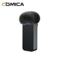 Microphone Lavalier Sans Fil à Condensateur COMICA Vimo C3 2.4G, Garantie 1 An, Écran LCD, Autonomie de 8 Heures, Omnidirectionnel