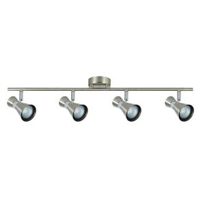 Regletta 4xGU10 nichel/cromo 15x69,5x8,5 cm - Illuminazione decorativa per abitazioni e locali commerciali. - Product Image 1