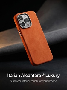<span class=keywords><strong>Coque</strong></span> de téléphone portable antichoc en <span class=keywords><strong>Alcantara</strong></span> pour <span class=keywords><strong>iPhone</strong></span> 17, 16, 15 <span class=keywords><strong>Pro</strong></span> Max, <span class=keywords><strong>14</strong></span>, 13, 12, 11 – Vente en gros - Product Image 3