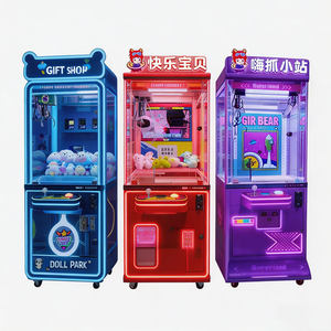 Machine d'arcade de type <span class=keywords><strong>grue</strong></span> à griffes PP Tiger Crane, avec support de casier, grande taille 5 pieds, pour distributeur de peluches, de Guangdong - Product Image 3