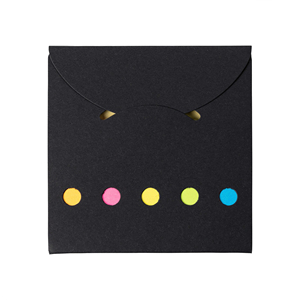 Custom Logo Pocket Sticky <b>Notes</b> Booklet Kraft Paper Cover Color Page Flags Memo Pad for Employee Welcome Kits - Product Image 4