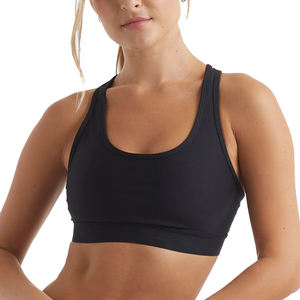 Custom Ready Casual Solid Blank Women's Sports <b>Bra</b> <b>Smooth</b> Seamless Fabric Neutral Tones Private Label Wholesale Branding - Product Image 6
