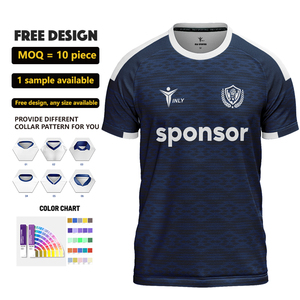 Maillots de football personnalisés à séchage rapide, coupe ajustée, respirants, pour usage sportif, vente en gros - Product Image 1