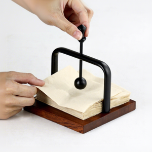 Portarotoli in <span class=keywords><strong>Legno</strong></span> Massello Stile Occidentale per Ristoranti, Portatovaglioli per Caffetterie, Accessori da Bagno per Hotel - Product Image 5