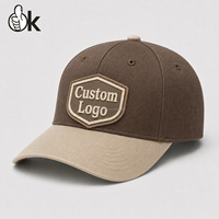 Gorra de Béisbol Estructurada de Primera Calidad para Protección Solar al Aire Libre, con Logotipo Personalizado en Color de Contraste, Ajustable, para Hombre y Mujer, Venta al Por Mayor