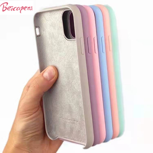 73สีที่มีคุณภาพดียางซิลิโคนเหลวกรณีโทรศัพท์สำหรับ iPhone 12 <span class=keywords><strong>Pro</strong></span> <span class=keywords><strong>Max</strong></span> 2020กลับครอบคลุมกรณี - Product Image 2