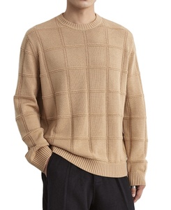 Suéter de Punto Personalizado para Hombre, Jersey de Cuello Redondo de Manga Larga para Hombre, Otoño Invierno, Talla Grande, Jersey de Punto para Hombre - Product Image 1