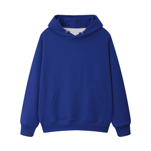 เสื้อฮู้ดดี้สีพื้น ทรงหลวม ผ้าฝ้ายแท้ เสื้อสตรีสีพื้น สำหรับยุโรป อเมริกา เอเชียตะวันออกเฉียงใต้ - Product Image 3