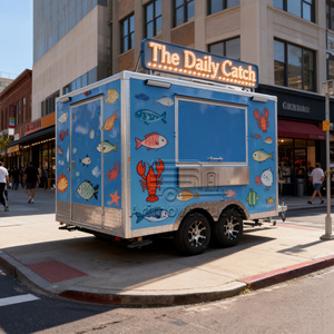 Nhỏ Giá Rẻ Dễ Thương Bán Hàng Nóng Waffle Ramen Crepe Sinh Tố Món Tráng Miệng Donut Kẹo Thực Phẩm Xe Tải Giỏ Hàng Với Nướng Nồi Chiên Sâu - Product Image 3