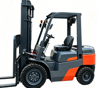 Montacargas Diésel 4x4 de 3-10 Toneladas con Rendimiento Estable, Apilador Hidráulico de Dos Etapas, Neumáticos Neumáticos/Sólidos, para Carga Industrial