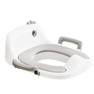 Siège de toilette portable pour enfants de 2 à 4 ans, en forme de pomme, avec poignées, en matériau PP - Product Image 1
