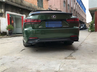 Pour Lexus LS350 500H fibre de carbone Type A voiture diffuseur arrière Kit de carrosserie lèvre avant aileron arrière